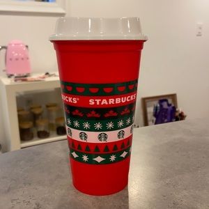Starbucks reusable cup ( Christmas edition)